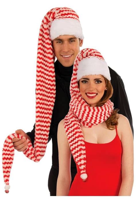 Santa Cozy Long Wrap Hat Christmas Costumes