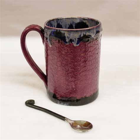 This excellent large mug is the best gift you can the accuweather shop is bringing you great deals on lots of spicymedia office desks including spicymedia extra large coffee mug 43oz beer. Deep Purple Swirl Coffee Mug, Extra Large Stoneware Mug ...