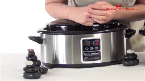 6 Quart Digital Hot Stone Heater Review And Demonstration From Massage Warehouse Uk Youtube