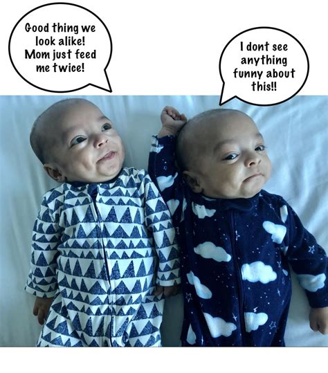 Twin Twins Meme Baby Drinking Milk Baby Funny Lol Baby Twins Twin