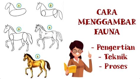 Menggambar Flora Fauna Dan Alam Benda 2 Menggambar Fauna Youtube