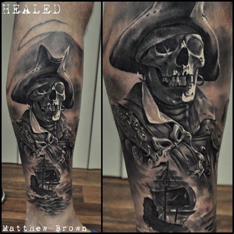 skeleton pirate by venom ink tattoo pirate tattoo sleeve tattoos skeleton tattoos