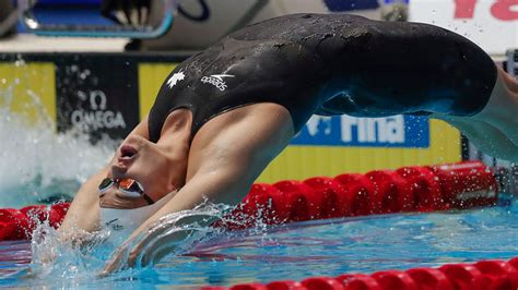 Kylie Masse Nc1mslweo Wkdm Her Last Victories Are The Womens 100 M Backstroke During The