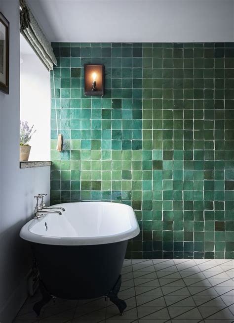 Retro Green Bathroom Tile Semis Online