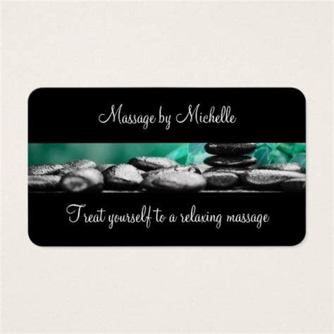 Classy Massage Business Cards Zazzle Massage Business Business Cards Massage