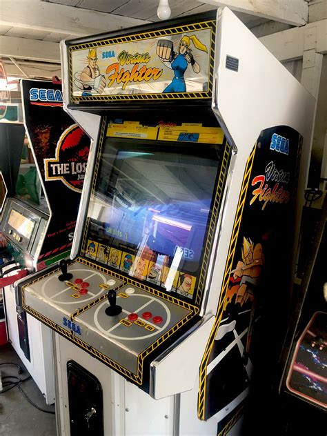 Virtua Fighter Original Arcade Machine By Sega Nice Shape Working