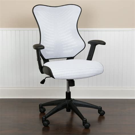 Flash Furniture High Back Designer White Mesh Executive Swivel