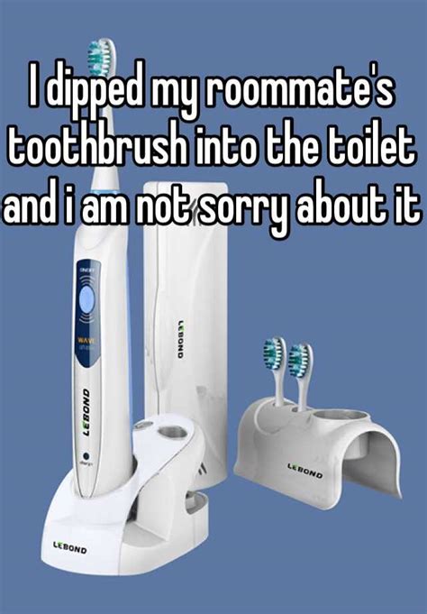 I Dipped My Roommate S Toothbrush Into The Toilet And I Am Not Sorry About It