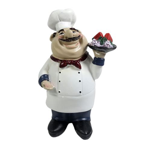 Buy Kiaotime Italian Chef Figurines Kitchen Decor Cooking Chef With