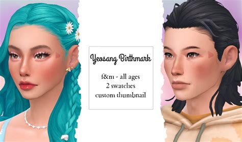 Download Yeosang Birthmark The Sims 4 Mods Curseforge