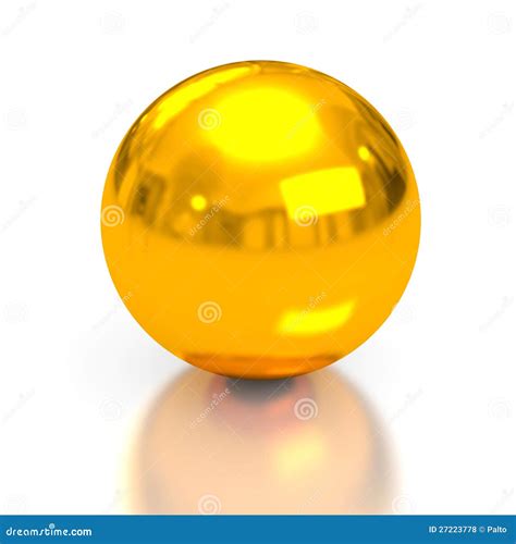 Gold Sphere Stock Illustration Image Of Atom Modern 27223778