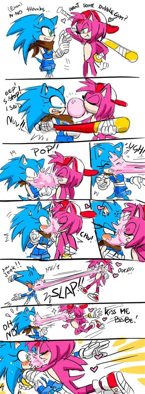 Sticky Problem By Drawloverlala On Deviantart Sonic And Amy Sonic And Shadow Sonic Boom