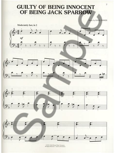 Download digital sheet music of klaus badelt for easy piano. Hans Zimmer: The Pirates Of The Caribbean - On Stranger Tides (Easy Piano) - Piano Sheet Music ...