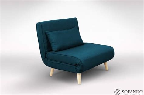Bakaji divano poltrona letto 1 posto singolo struttura in metallo rivestimento in tessuto imbottito schienale reclinabile 5 posizioni dimensione 75x70x75cm (crema). Poltrona letto singolo: soluzione piccola, smart, per ...