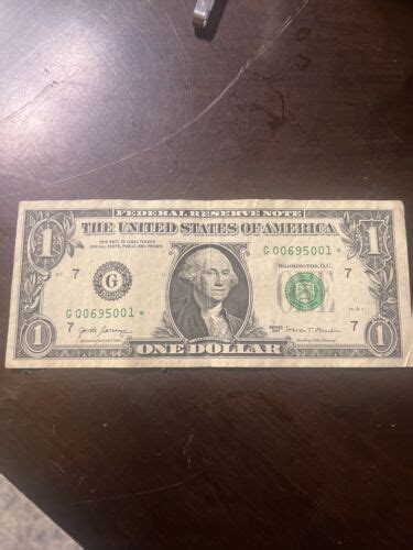 1 Dollar Bill Star Note 2017 Ebay