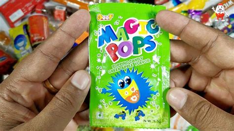 Magic Pops Popping Candy Green Flavour Asmr Youtube