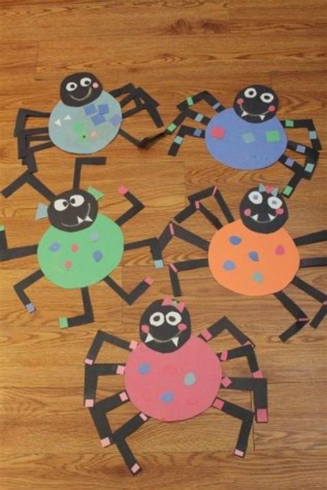 Easy Spider Crafts For Preschool And Kindergarten Kids Kids Art And Craft