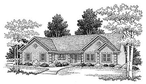 Traditional Style House Plan 3 Beds 25 Baths 1700 Sqft Plan 70 175