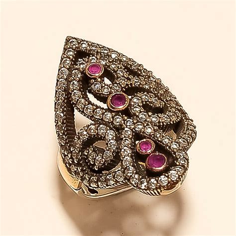 They are part of the dying culture of padaung people, and this culture is almost over because the young women are not using the rings anymore. Natural Burmese Ruby Solitaire Ring 925 Sterling Silver Women Fine Jewelry Gifts Handmade ...