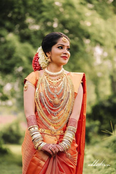 Traditional Kerala Hindu Bride South Indian Wedding Saree Indian Bridal Sarees Indian Bridal