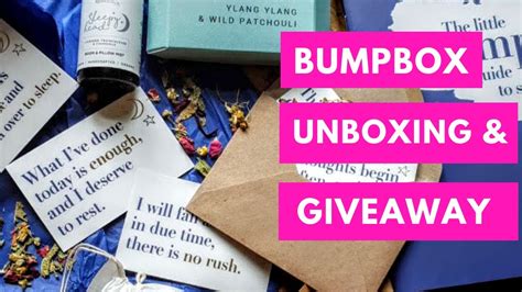 Bump Box Unboxing And Giveaway Youtube