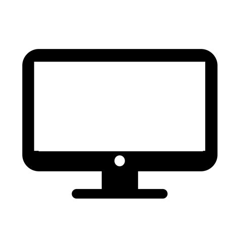 Desktop Computer Icon Vector Art Icons And Graphics For Free Download