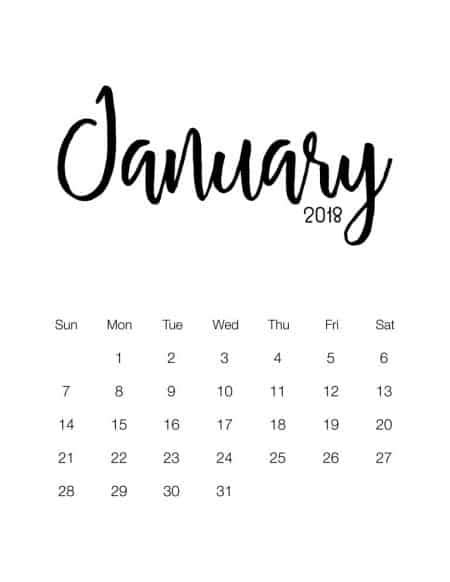 20 Free Printable Calendars Yesmissy