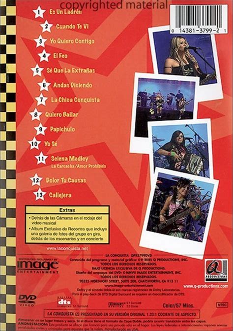 La Conquista En Vivo Dvd 2005 Dvd Empire