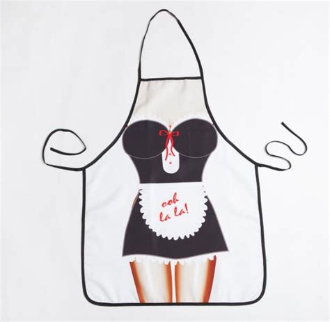 Freeshipping Novelty Apron Sexy Kitchen Aprons For Women Funny Bbq