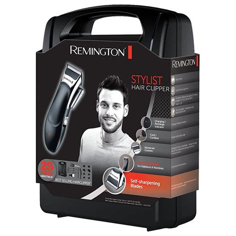 4.7 out of 5 stars. Remington Stylist Hair Clipper Trimmer Set | HC366 ...