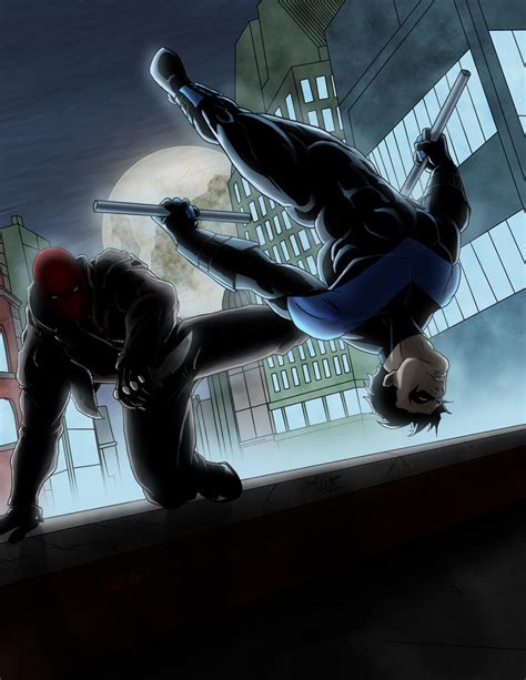 Red Hood Vs Nightwing By Jwientjes On Deviantart