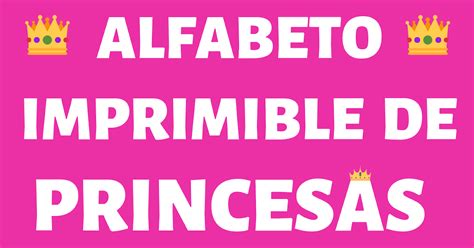 Alfabeto De Princesas Partypop Diy