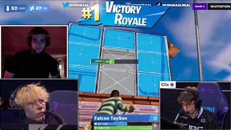 Mongraal Spectates Tayson Destroy Clix In Fncs Invitationals Day 1 6