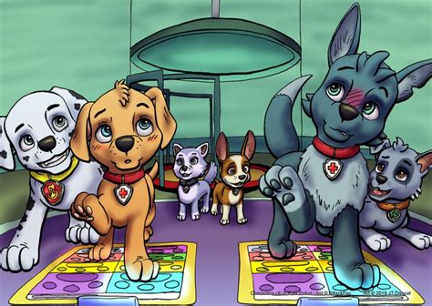 Paw Patrol Do The Pup Pup Boogie Aid Vs Jeremy By Disccatfr On