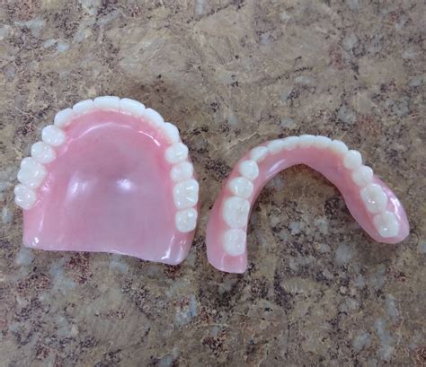 Full Dentures Upper And Lower False Teeth Set Small Image 2 False