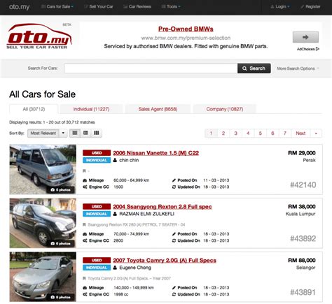 Otomy Car Classifieds Updated With New Features