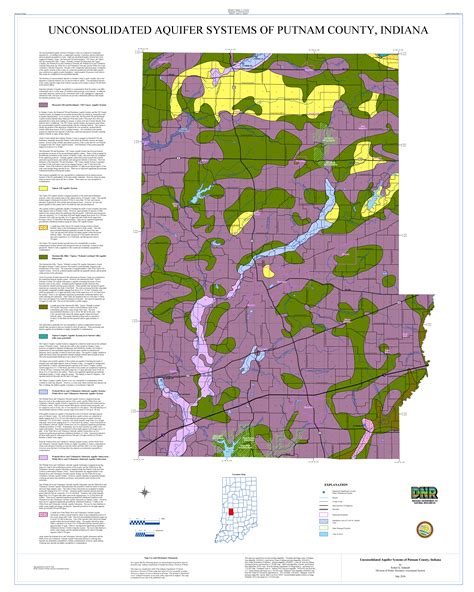 Dnr Water Aquifer Systems Maps 67 A And 67 B Unconsolidated And