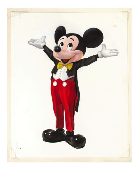 Original Mickey Mouse Promotional Art By Charles Boyer Van Eaton