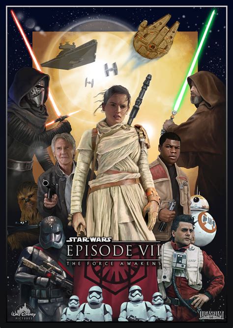 Artstation Star Wars The Force Awakens Fanart Poster