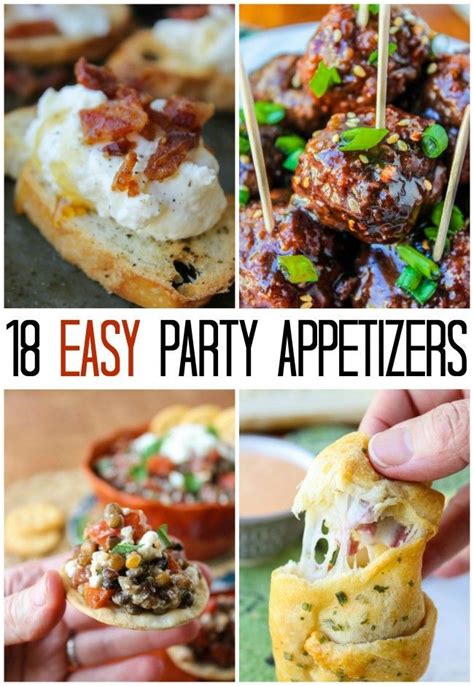 25 easy finger food ideas for parties — party food ideas ›. 18 EASY Appetizer Ideas for New Year's Eve | New Year's ...