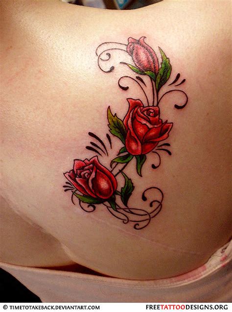 Rose flower tattoos and their meanings. 50 Rose Tattoos + Meaning