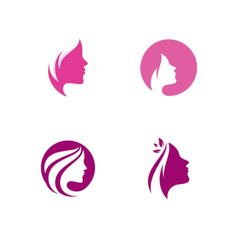 Woman Silhouette Logo Head Face Logo Vector Design 7318031 Vector Art