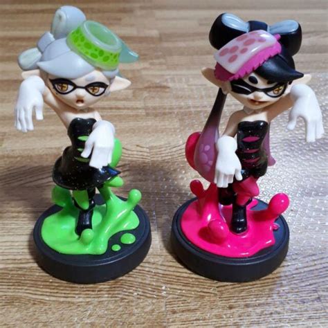 Amiibo Splatoon Squid Sisters Set Callie And Marie Used Nintendo Japan Ebay