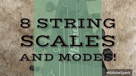 8 String Scales And Modes Youtube