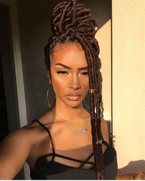 Bohemian Goddess Faux Locs Are An Easy And Versatile Hairstyle For