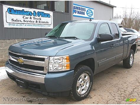 2008 Chevrolet Silverado 1500 Z71 Extended Cab 4x4 In Blue Granite