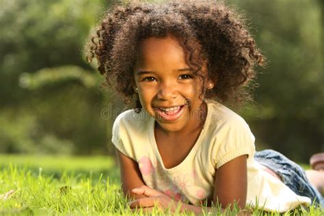 Happy African American Child Stock Photo Image Of American Afro 8010140