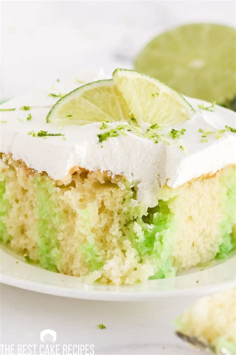 lemon lime poke cake with whipped frosting the best cake recipes