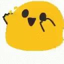 Happy Blob Emoji GIF Happy Blob Emoji Hopping Ontdek En Deel GIF S