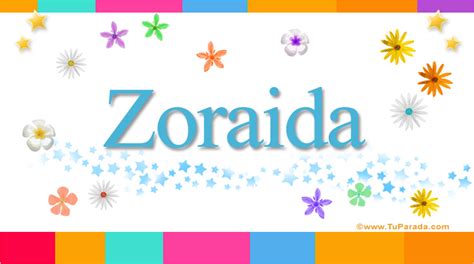 Zoraida Nombre Significado De Zoraida